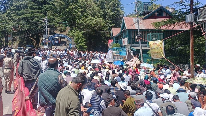 Shimla Teachers Protest